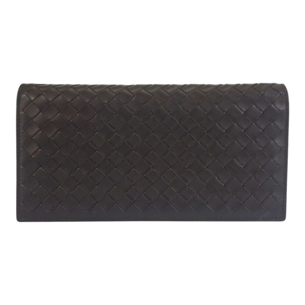 Bottega Veneta Intrecciato Leather Long Wallet
